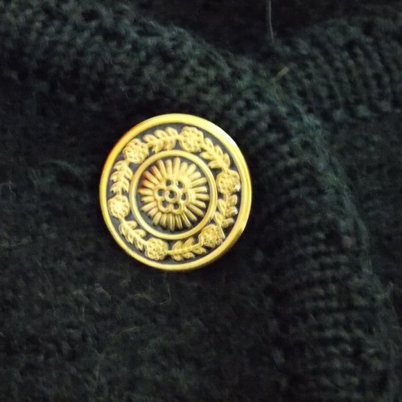 Vintage Tally-Ho women's black wool sweater size M - Picture 8 of 8